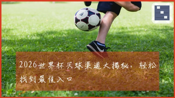 2026世界杯买球渠道大揭秘，轻松找到最佳入口